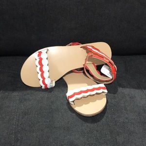New w/ Tags: Janie & Jack Scalloped Sandals